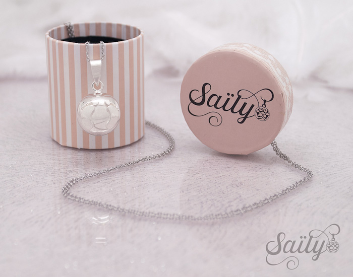 SAILY Bola Petits Pieds Plaqu� Argent