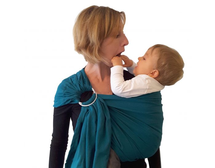 COLIMACON ET CIE Sling avec Anneaux - Emeraude - Coton Bio