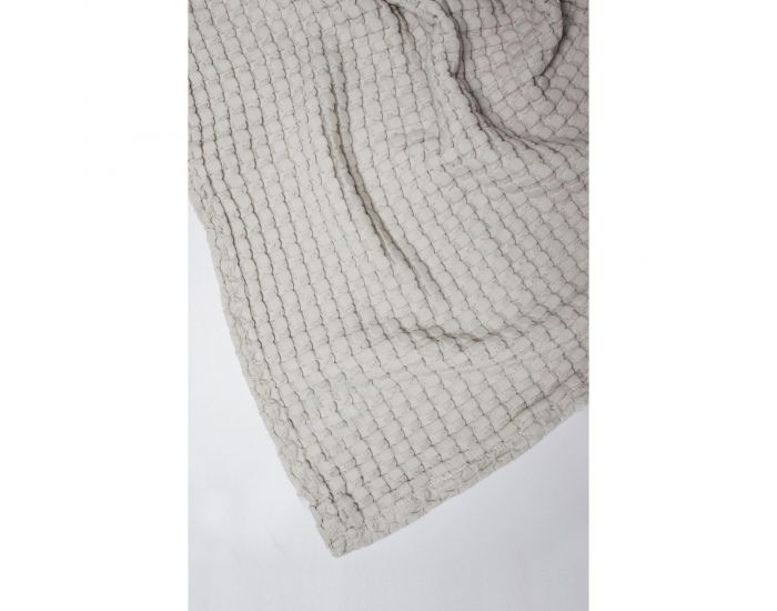 KADOLIS Grande Couverture en Coton Bio Paros - Naturel