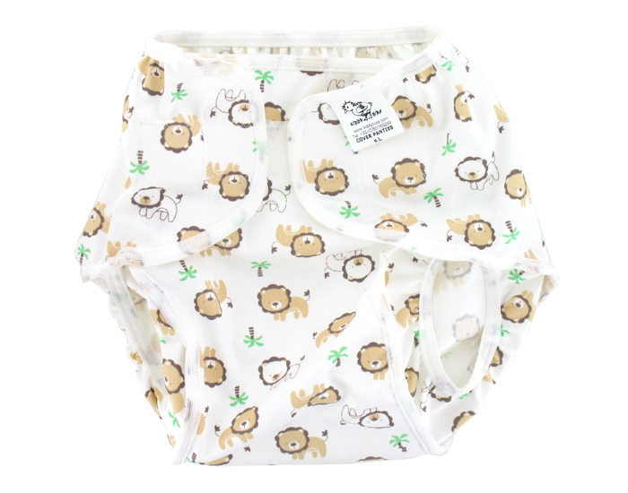 KIDDYBIPS Culotte de Protection Respirante Lion - Fermeture Velcros