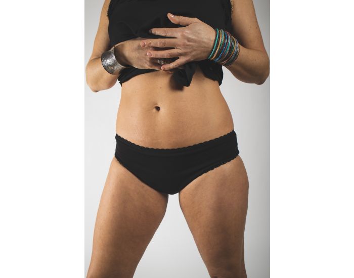 LA MINETTE Culotte Menstruelle Dentelle & Coton Bio - La Moussaillonne