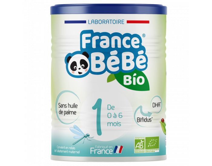 FRANCE BEBE BIO Pack 3 Bo�tes de Lait Pour Nourrisson 1 - De 0 � 6 Mois - Nouvelle Formule