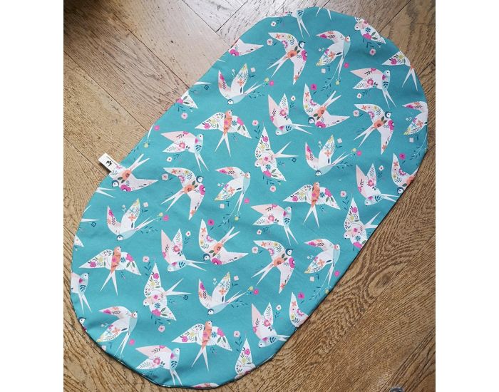 MMAMNALI Housse en Coton Bio pour Matelas Bb Topponcino