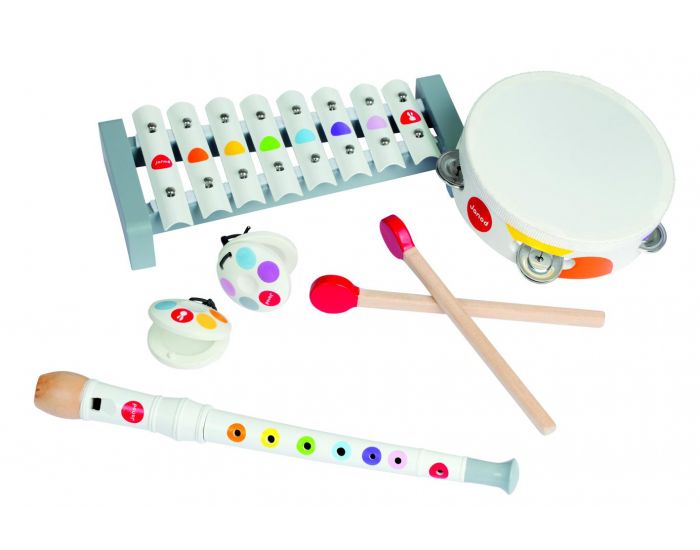 JANOD Set Instruments De Musique Confetti - D�s 18 Mois