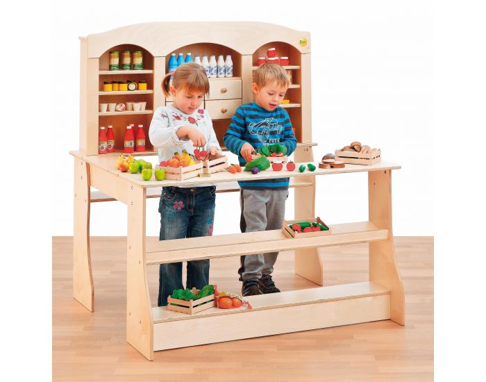 ERZI Grande �picerie En Bois - D�s 3 Ans
