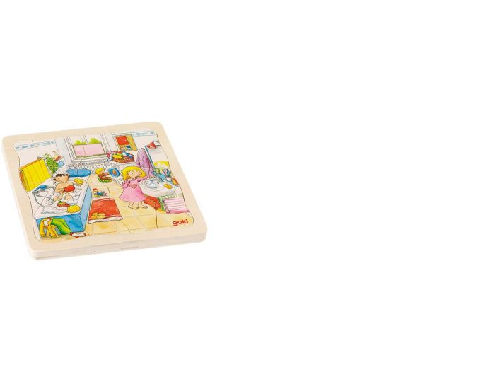 GOKI Puzzle  Couches Ma Journe - Ds 2 ans