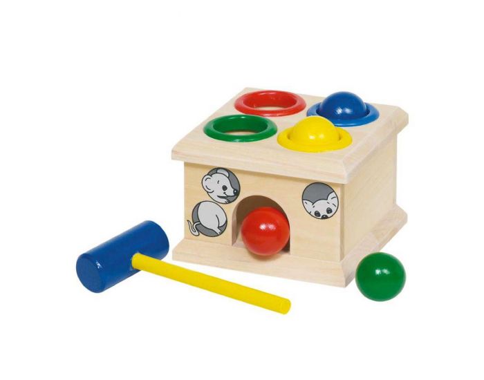 GOKI Jeu de Maillet en Bois pour Enfant Fidu Attrape la Souris - D�s 12 mois