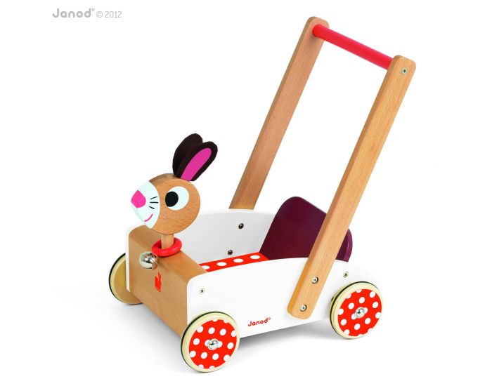 JANOD Chariot De Marche Crazy Rabbit - Ds 12 Mois