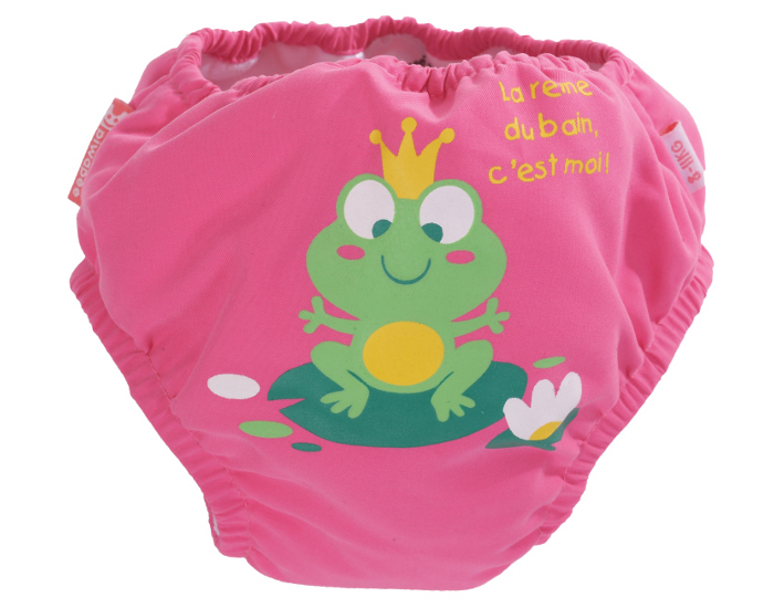 PIWAPEE Maillot Couche Rainette - Rose bonbon