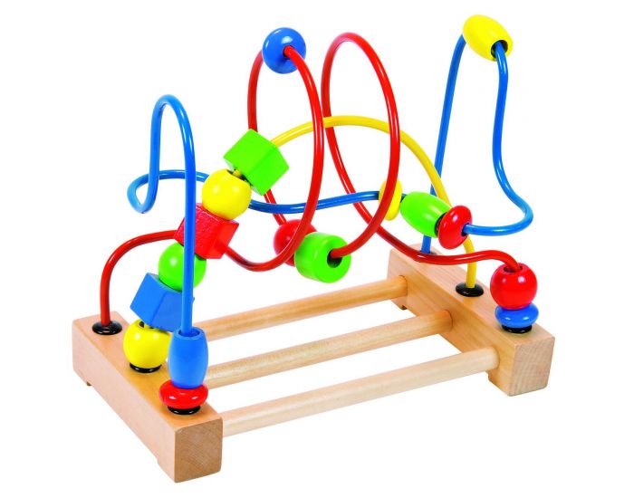 GOKI Boulier � Parcours en Bois pour B�b� - D�s 2 ans