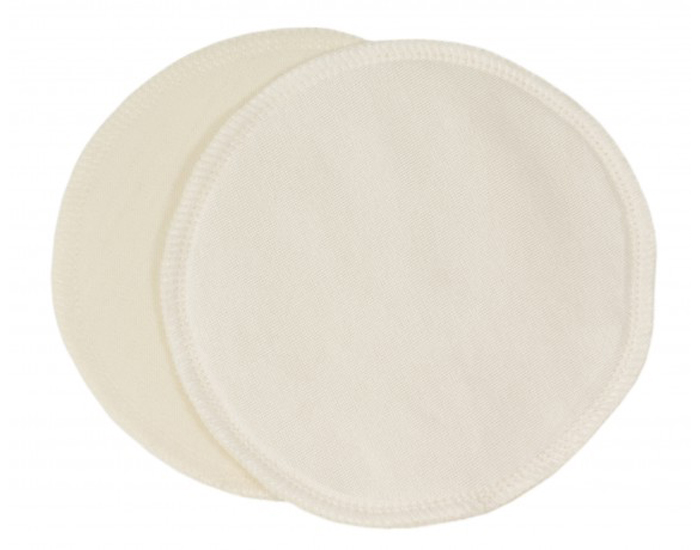 IMSEVIMSE Coussinets d'Allaitement Laine et Soie - 1 Paire