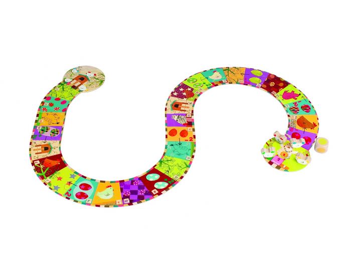 JANOD Jeu De Parcours - Jeux Des Poulettes - Ds 3 Ans