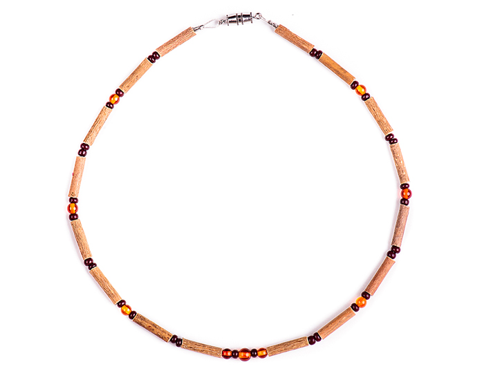 PUR NOISETIER Collier de Noisetier Enfant - Ambre - 33 cm