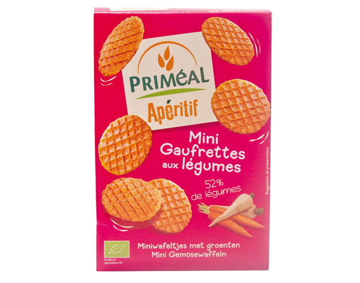 PRIMEAL Mini Gaufrettes aux Lgumes - 40g