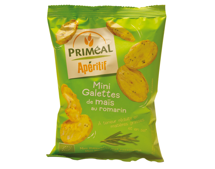 PRIMEAL Mini Galettes de Mas au Romarin - 50g