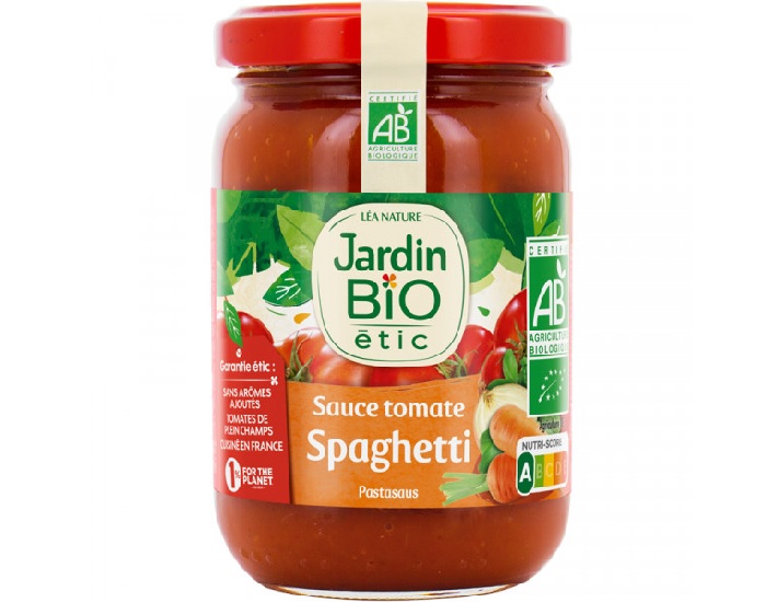 JARDIN BIO Sauce Tomate Spaghetti - 200 g