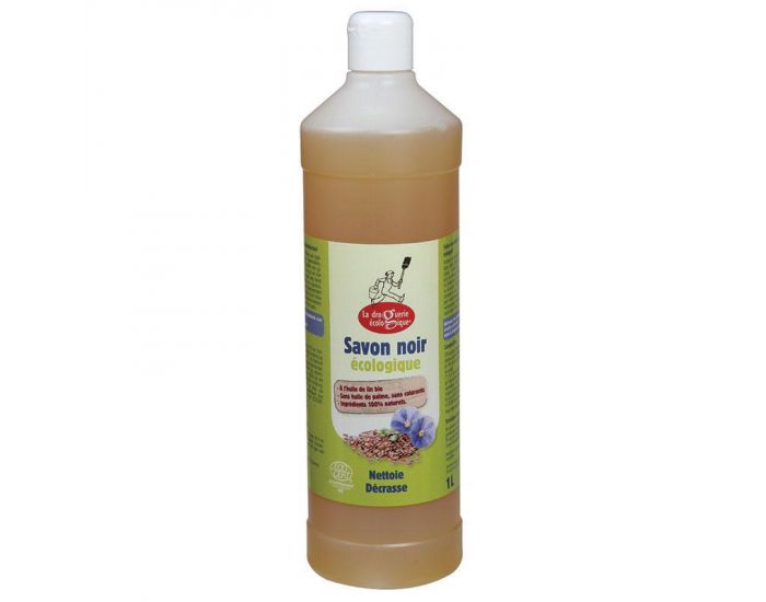 LA DROGUERIE �COLOGIQUE Savon noir liquide � l'huile de lin 1 L