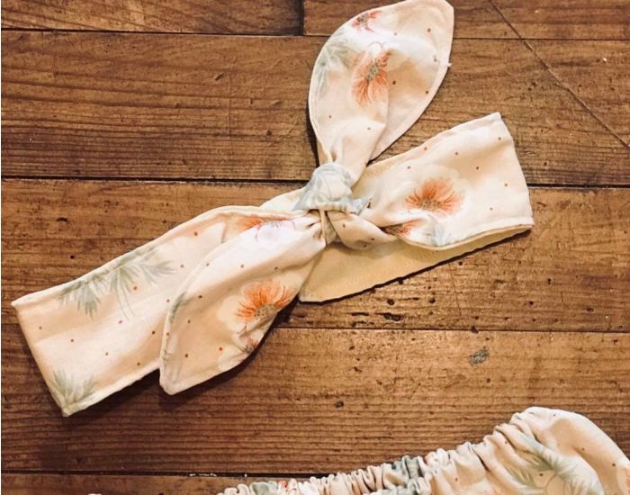  MA TERRE ET MOI Bandeau / Headband Fait Main en Tissu Recycl