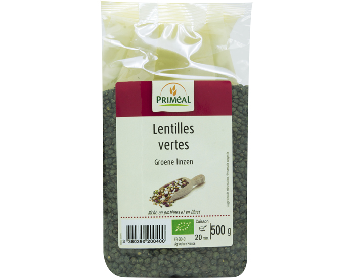 PRIMEAL Lentilles Vertes 5 kg