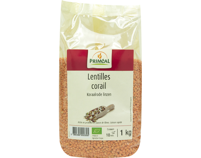 PRIMEAL Lentilles Corail