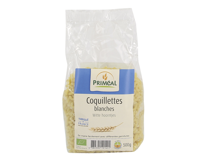 PRIMEAL Coquillettes Pâtes Blanches 500g