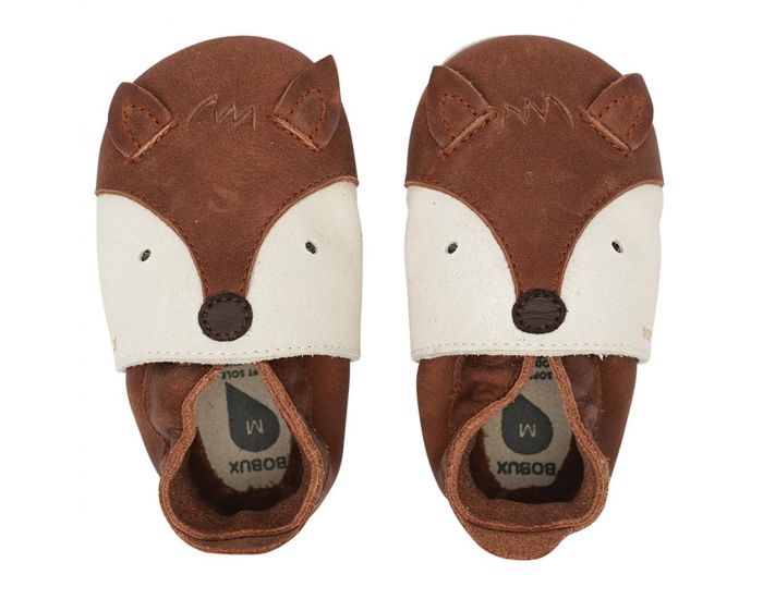 BOBUX Chaussons en cuir Bobux soft soles - Renard Roux