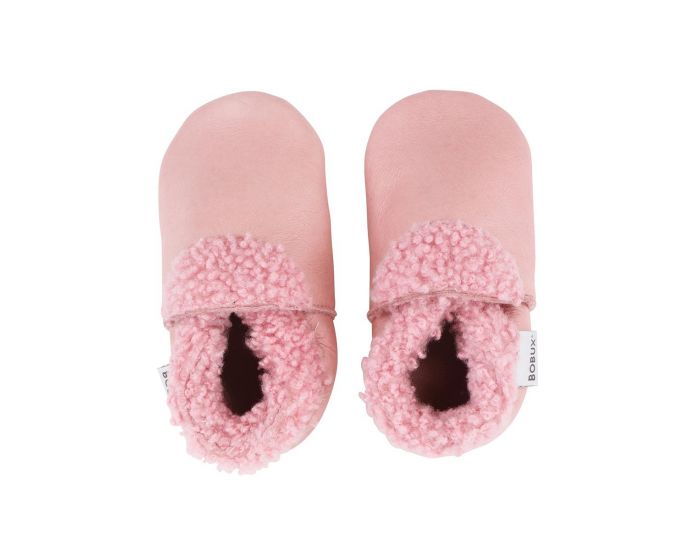 BOBUX Chaussons en cuir Bobux soft soles - Slinks pale pink