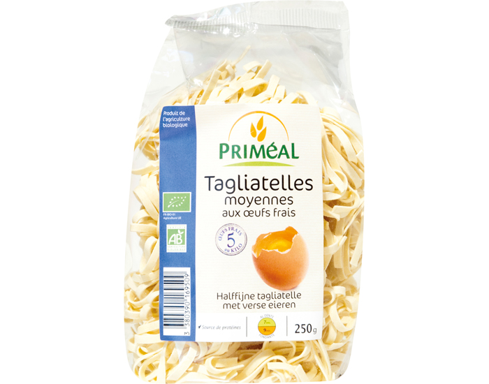 PRIMEAL Tagliatelles aux Oeufs Frais - 250g