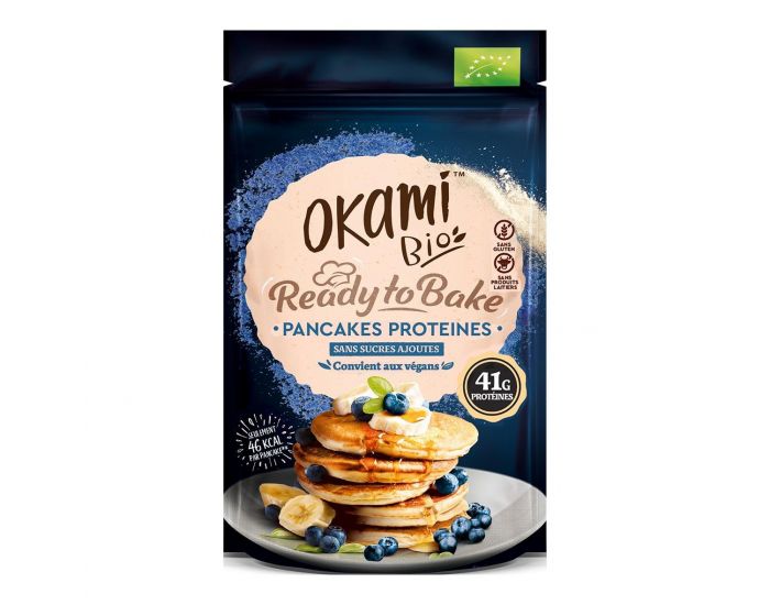OKAMI Mlange Pour Pancakes Protins Bio - 125 g