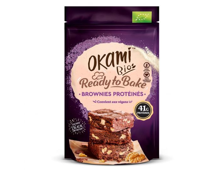 OKAMI Mlange Pour Brownies Protins Bio - 123 g
