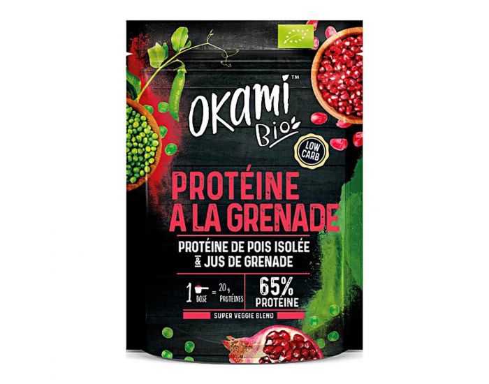 OKAMI Protine De Pois A La Grenade Bio - 500 g
