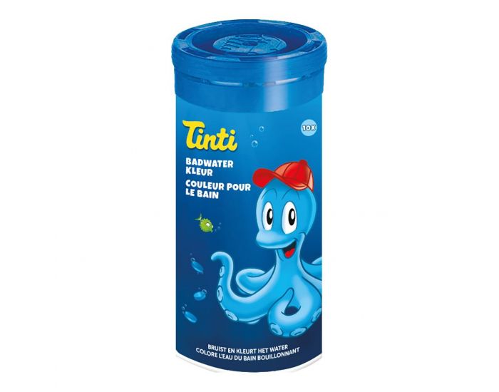 TINTI Tube de 10 Couleurs pour le Bain - Bleu