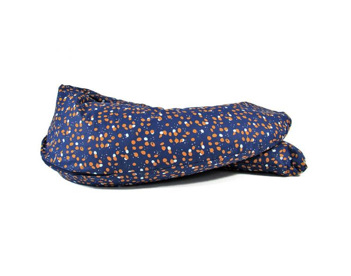 LES BABILLEUSES Coussin de maternit� Georges - N�buleuses marine