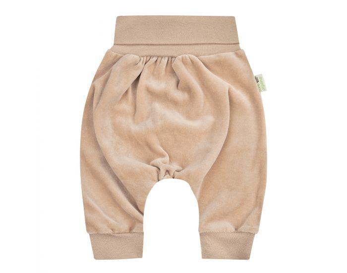  BIOBABY Pantalon Sarrouel En Velour Coton Bio - Marron