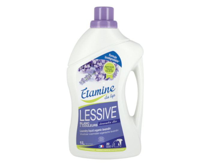 ETAMINE DU LYS Lessive Liquide Blanc et Couleurs à la Lavande 1 L