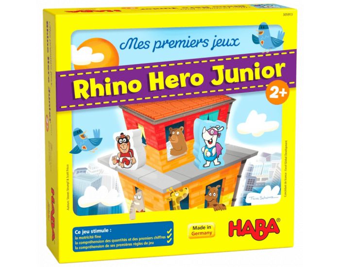 HABA Rhino Hero Junior - Mes premiers jeux - Ds 2 ans