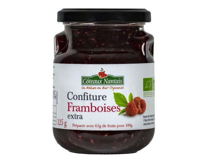 COTEAUX NANTAIS Confiture Framboises Extra Bio