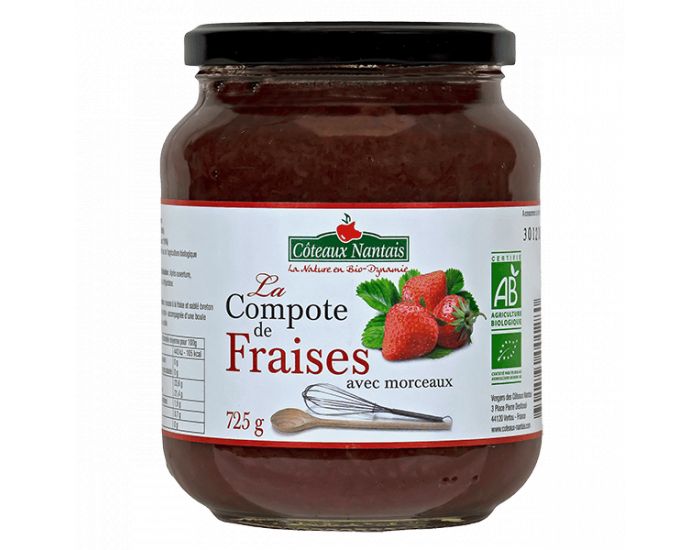 COTEAUX NANTAIS Compote Fraises