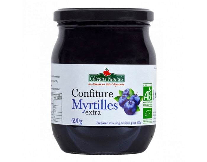 COTEAUX NANTAIS Confiture Myrtilles Extra