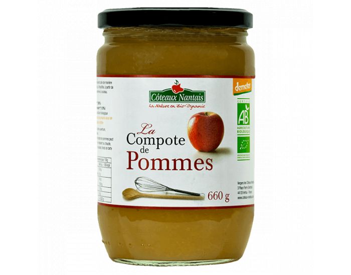 COTEAUX NANTAIS Compote Pommes Demeter