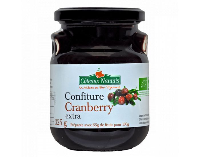 COTEAUX NANTAIS Confiture Cranberry Extra - 325 g