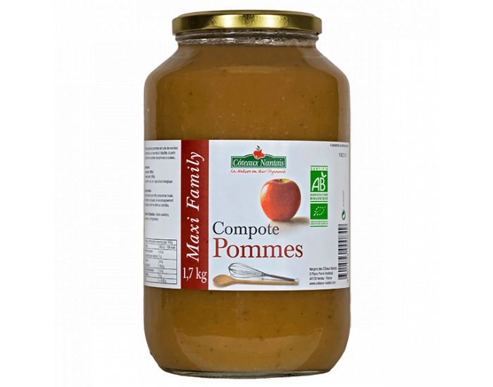 COTEAUX NANTAIS Compote Pommes - 1,7kg