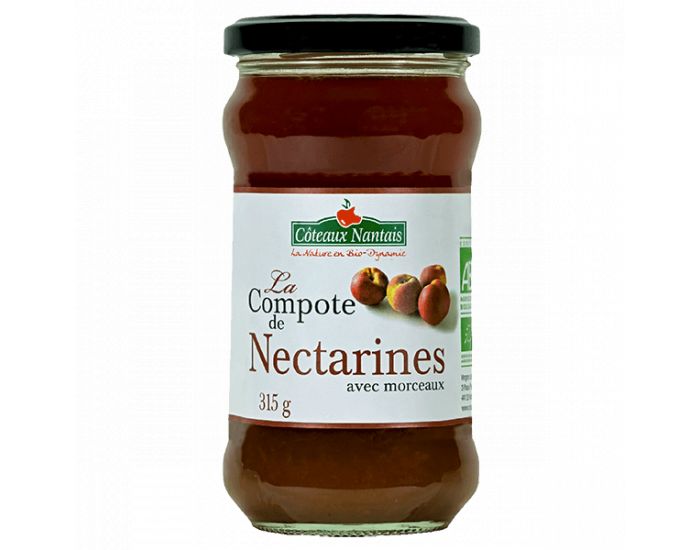 COTEAUX NANTAIS Compote Nectarines - 315 g