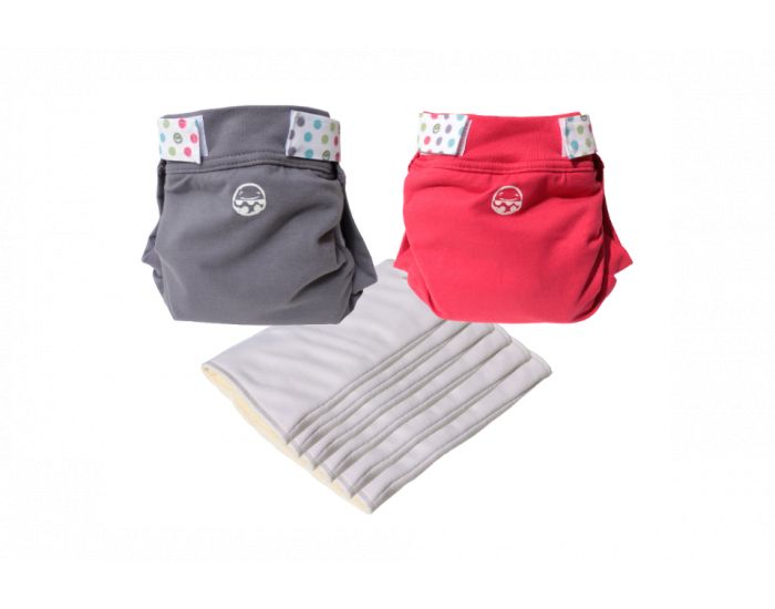 P'TITS DESSOUS Minipack de Couches Lavables - Petit Pea - TE3