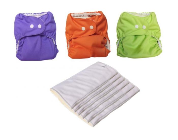 P'TITS DESSOUS Minipack de Couches Lavables - So Easy