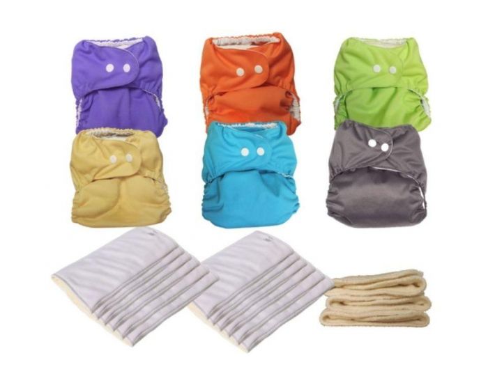 P'TITS DESSOUS Pack Complet de Couches Lavables - So Easy - Taille Unique (3-15 kg)