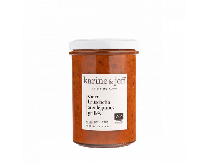 KARINE & JEFF Sauce Bruschetta Aux Lgumes Grills - 200g