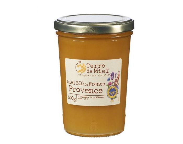 TERRE DE MIEL Miel Bio De Provence Cr�meux - Pot Verre