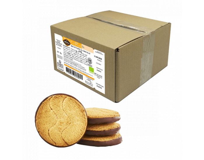 BELLEDONNE Biscuit Essentiel Napp� Chocolat Noir Bio Vrac - 1.5 kg