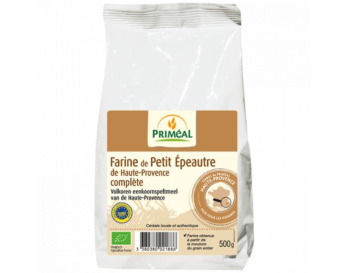 PRIMEAL Farine de Petit-Epeautre Complte - 500g